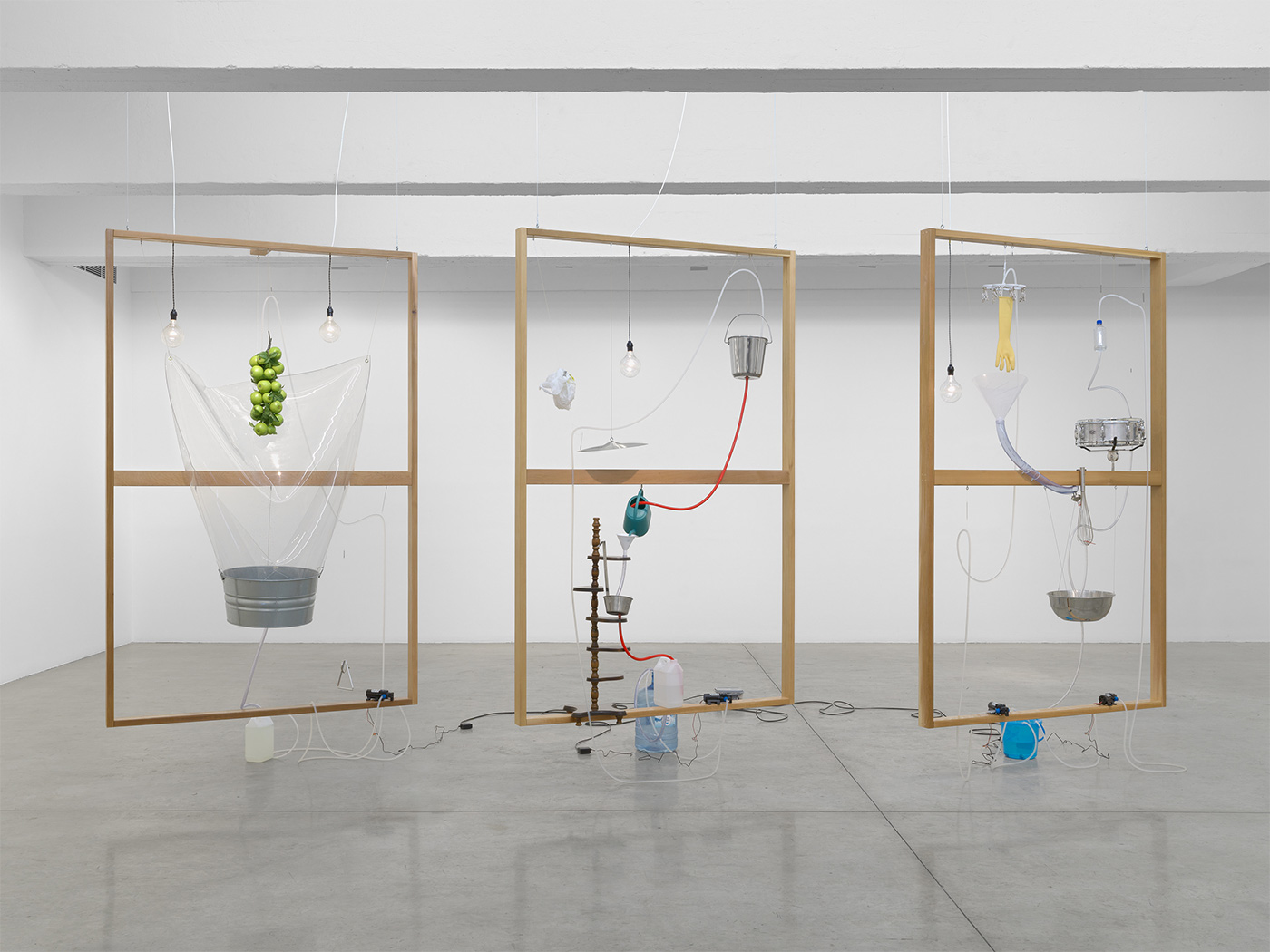 Yuko Mohri: Falling Water Given, at Tanya Bonakdar Gallery